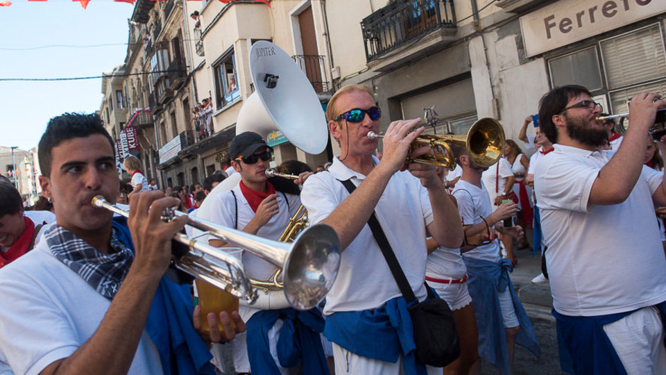 Música en la calle en las Fiestas patronales de Tafalla :: Descubre Navarra, Disfruta Navarra