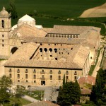Vista aérea del Monasterio de Irache - Turismo en Navarra