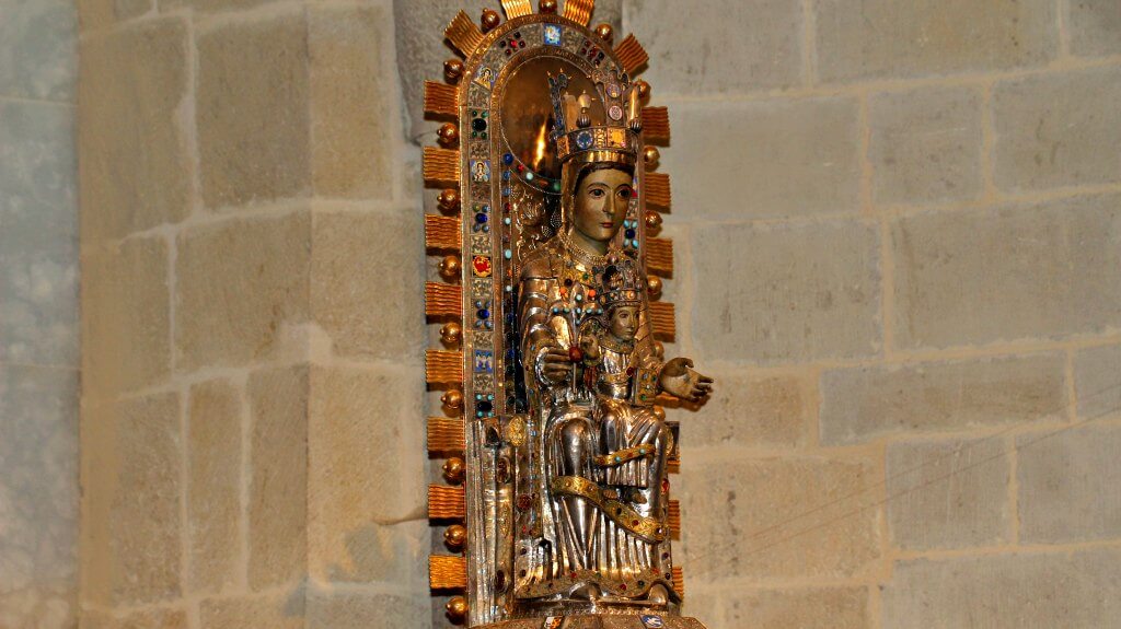 Talla de la Virgen de Ujué, Ujué :: Descubre Navarra. Turismo en Navarra